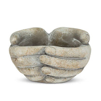 Sm Cupping Hands Planter-5.5" W
