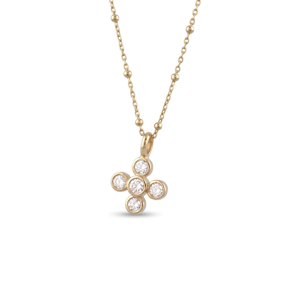 Small Cross Diamond Pendant