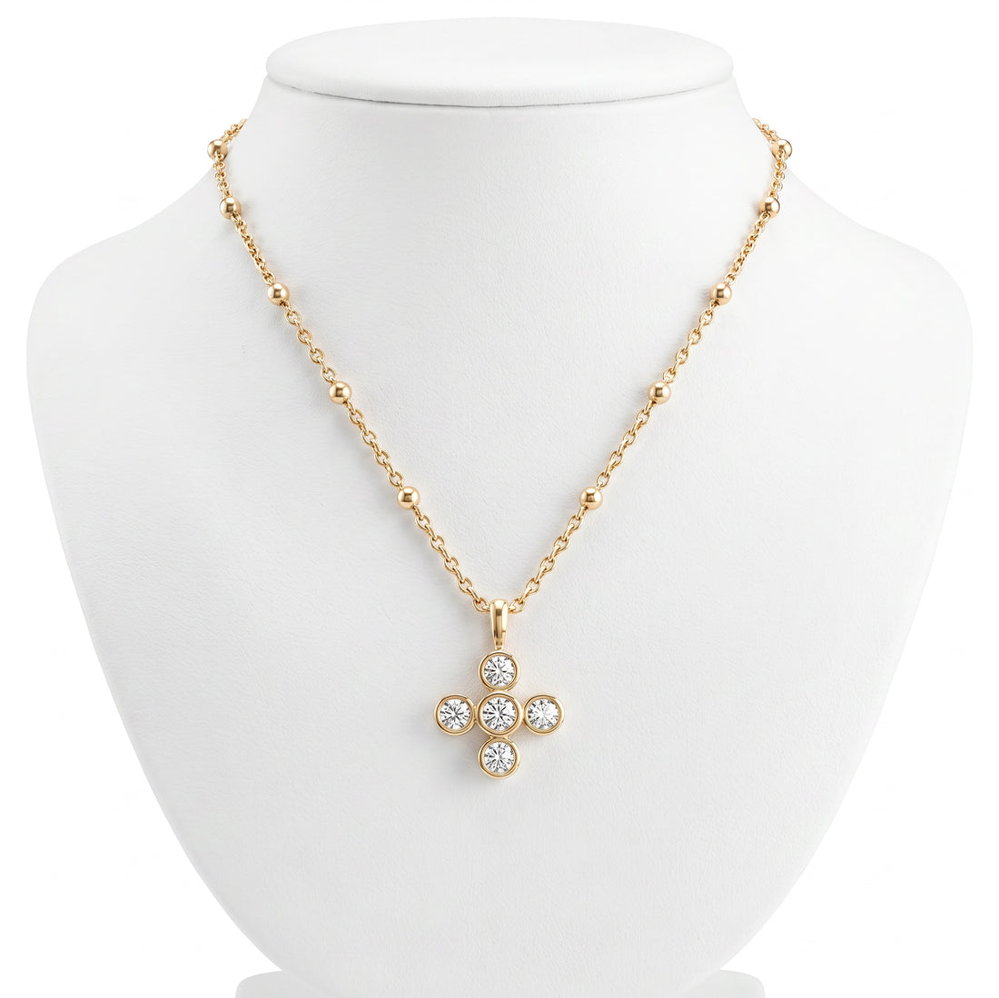 Small Cross Diamond Pendant