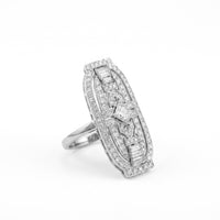 Vintage Diamond Brooch Ring | 1920's