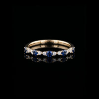 14K Round Diamond Stackable Ring, 0.12CT