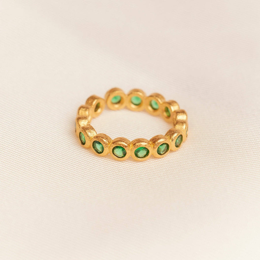 Amélia Green Ring | Jewelry Gold Gift Waterproof