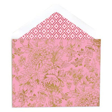 *NEW* Damask Wildflower Folded Note Cards