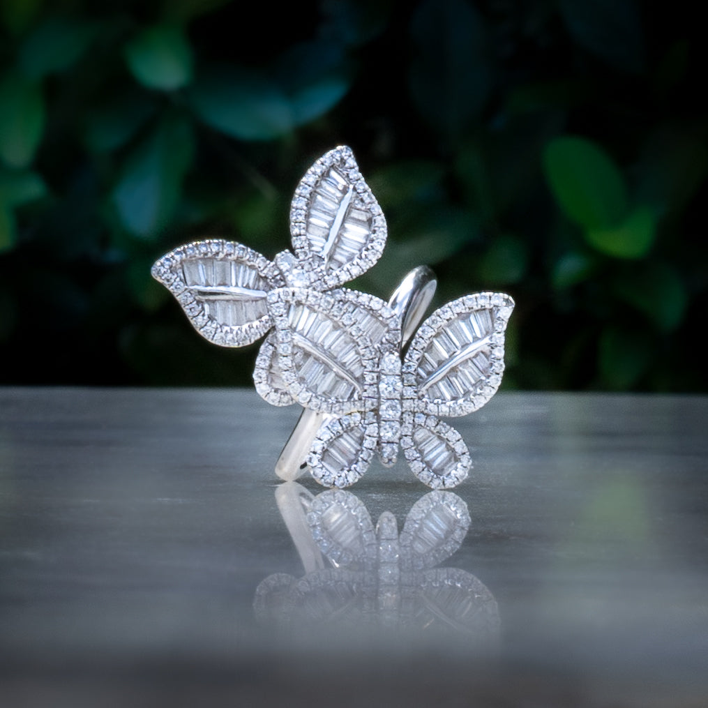 Anthea Le Jardin EFFY Double Butterfly Ring