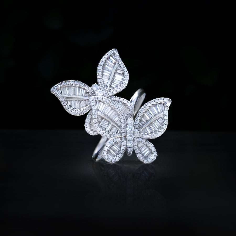EFFY Double Butterfly Ring