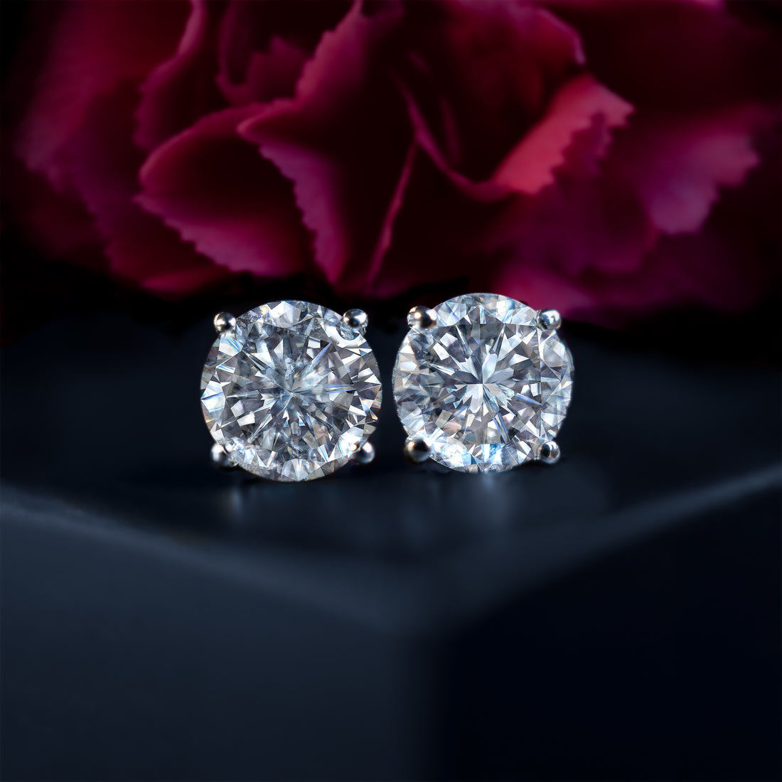 Anthea Le Jardin Diamond Stud Earrings