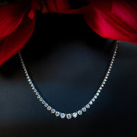 Anthea Le Jardin Diamond Tennis Necklace