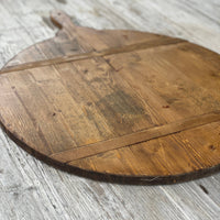 Extra Large Round Antique European Bread Board